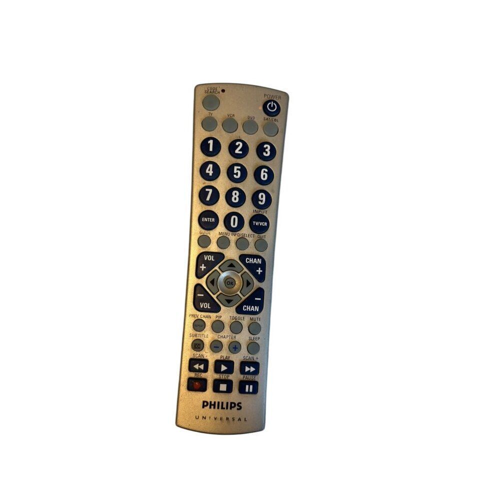 Philips Universal Remote Control For TV/DVD/SAT/Cable 6078-mising back